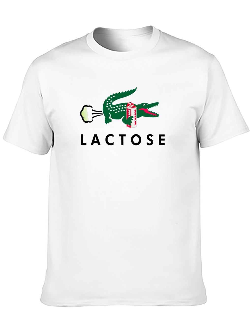 Lacoste Inspired Lactose Funny T-Shirt