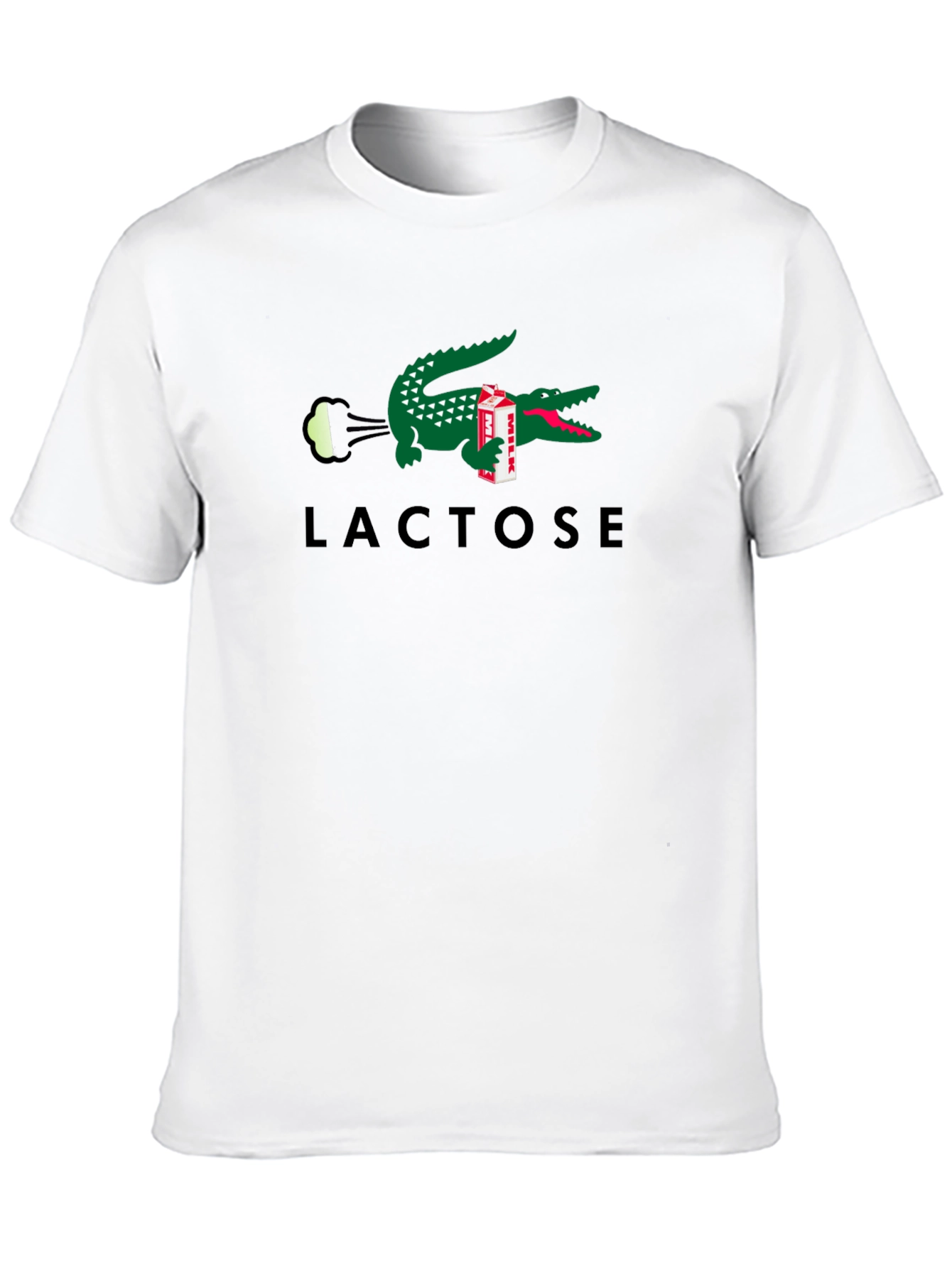 Lacoste Inspired Lactose Funny T-Shirt