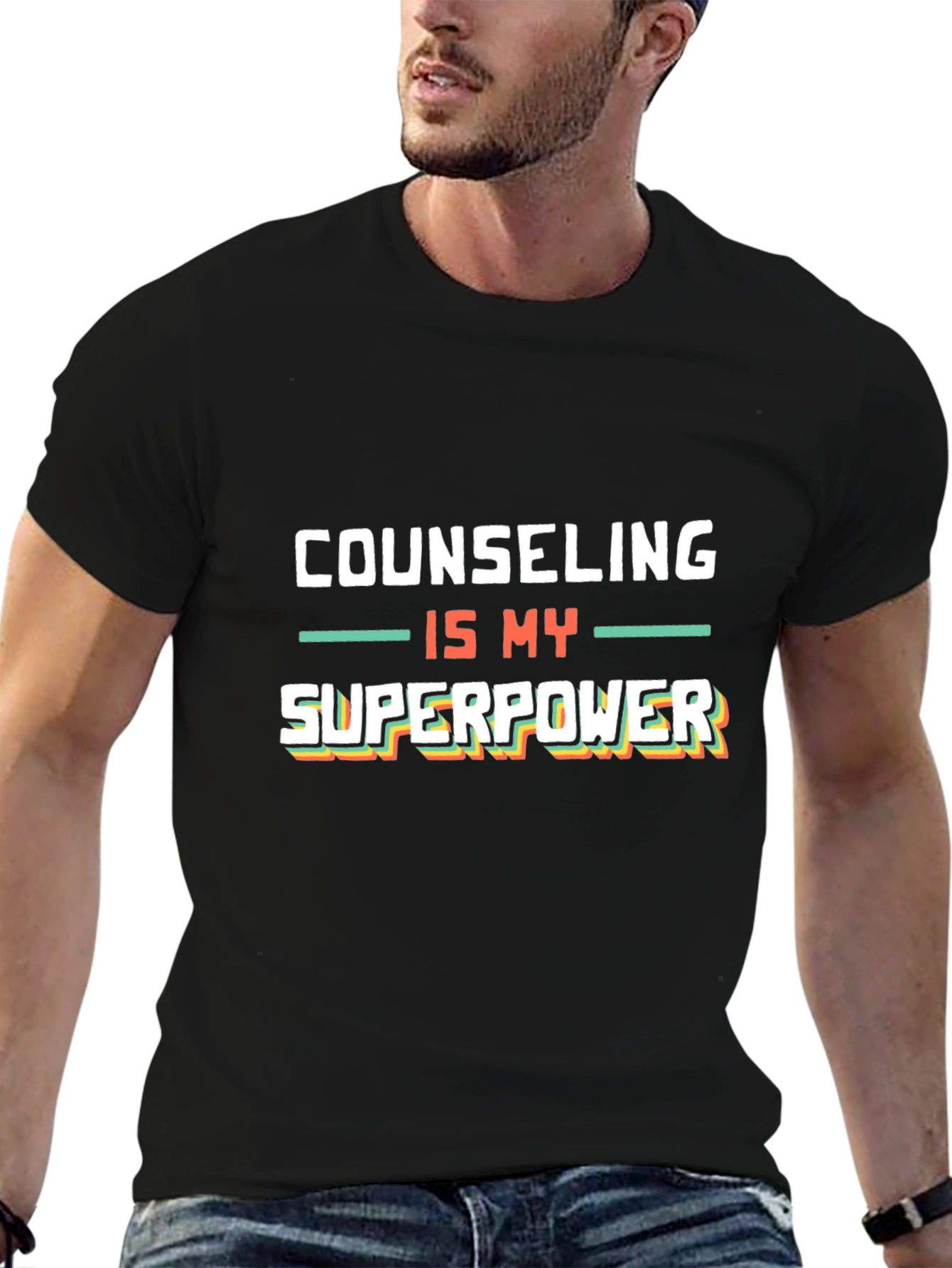 Counseling is My Superpower Graphic T-Shirt