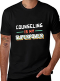Counseling is My Superpower Graphic T-Shirt