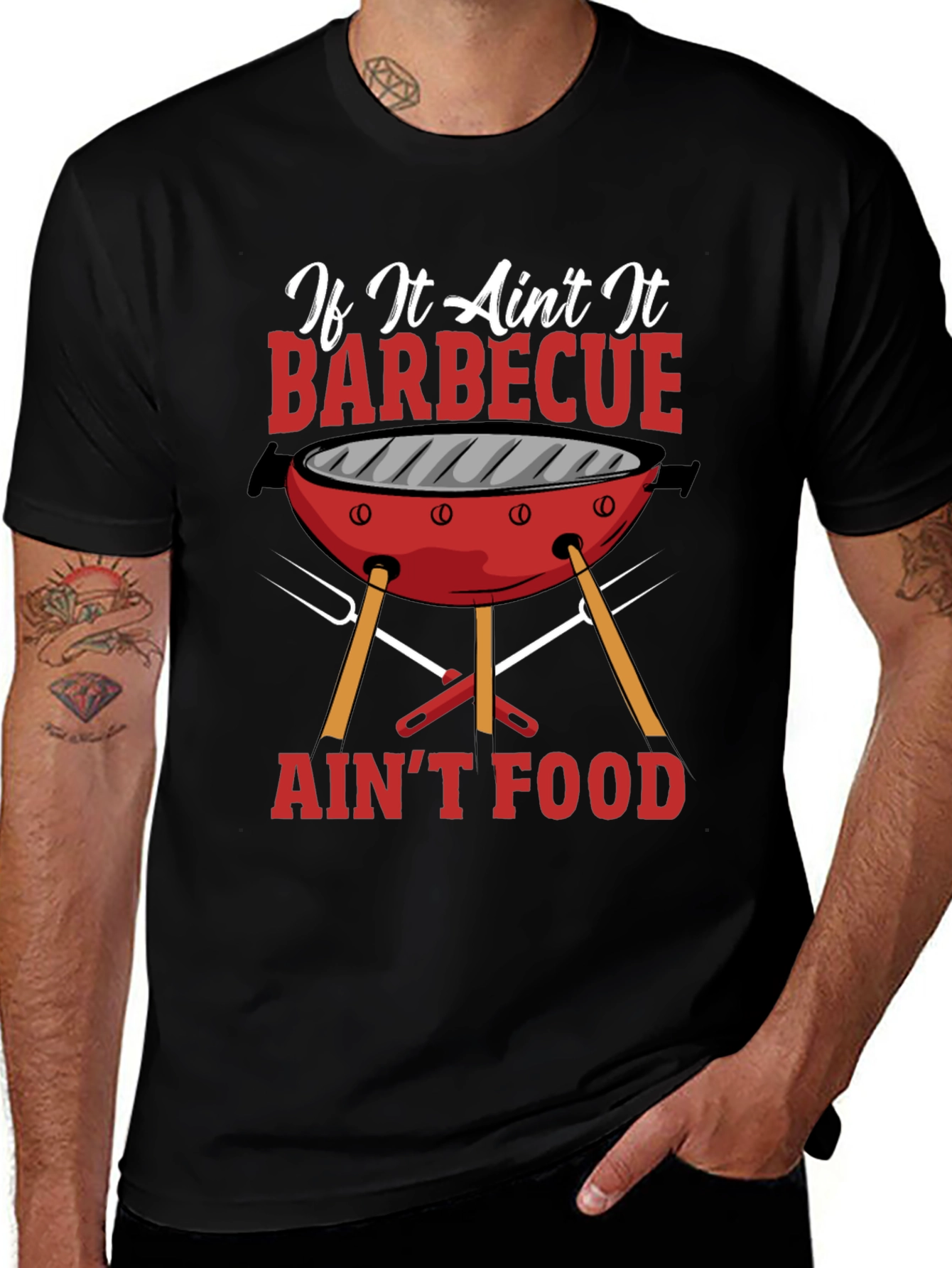 BBQ T-Shirt - If It Aint BBQ It Aint Food