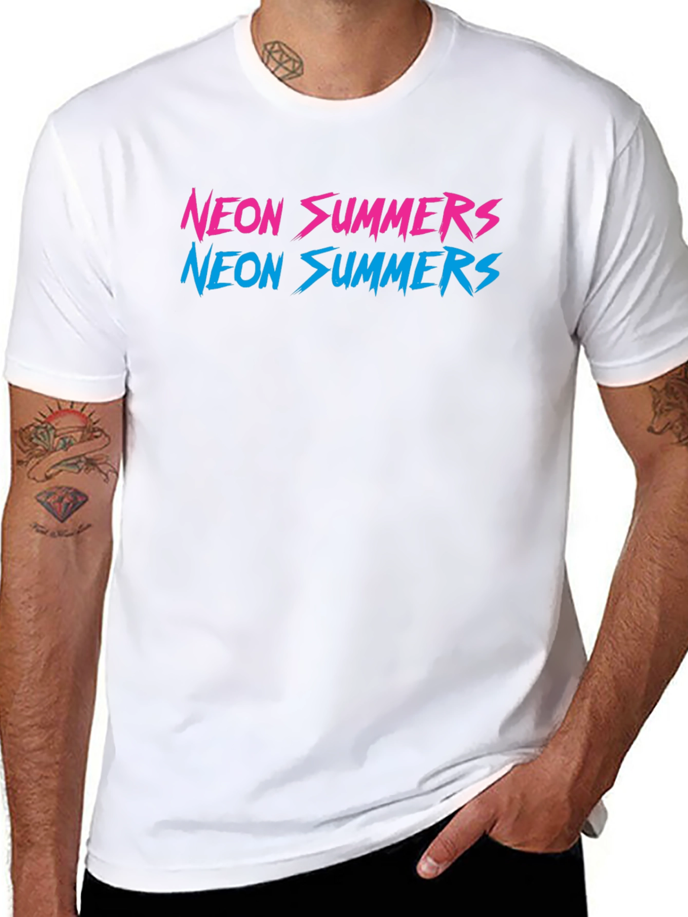 Neon Summers Graphic T-Shirt