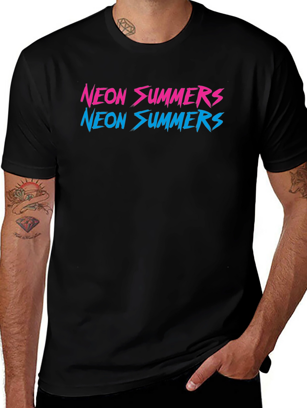 Neon Summers Graphic T-Shirt