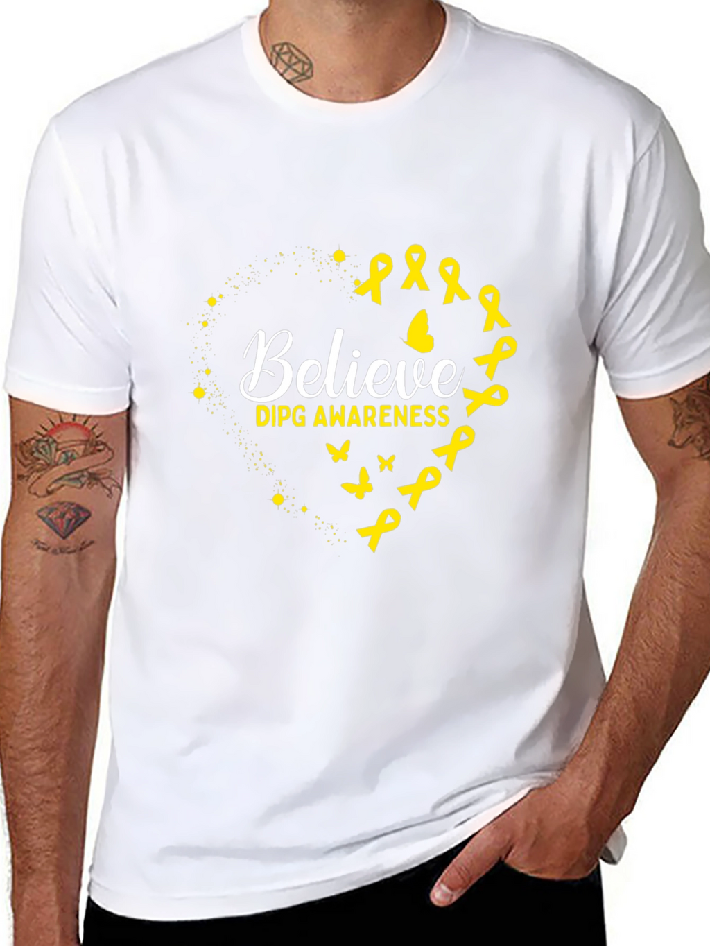 Believe DIPG Awareness Graphic Tee