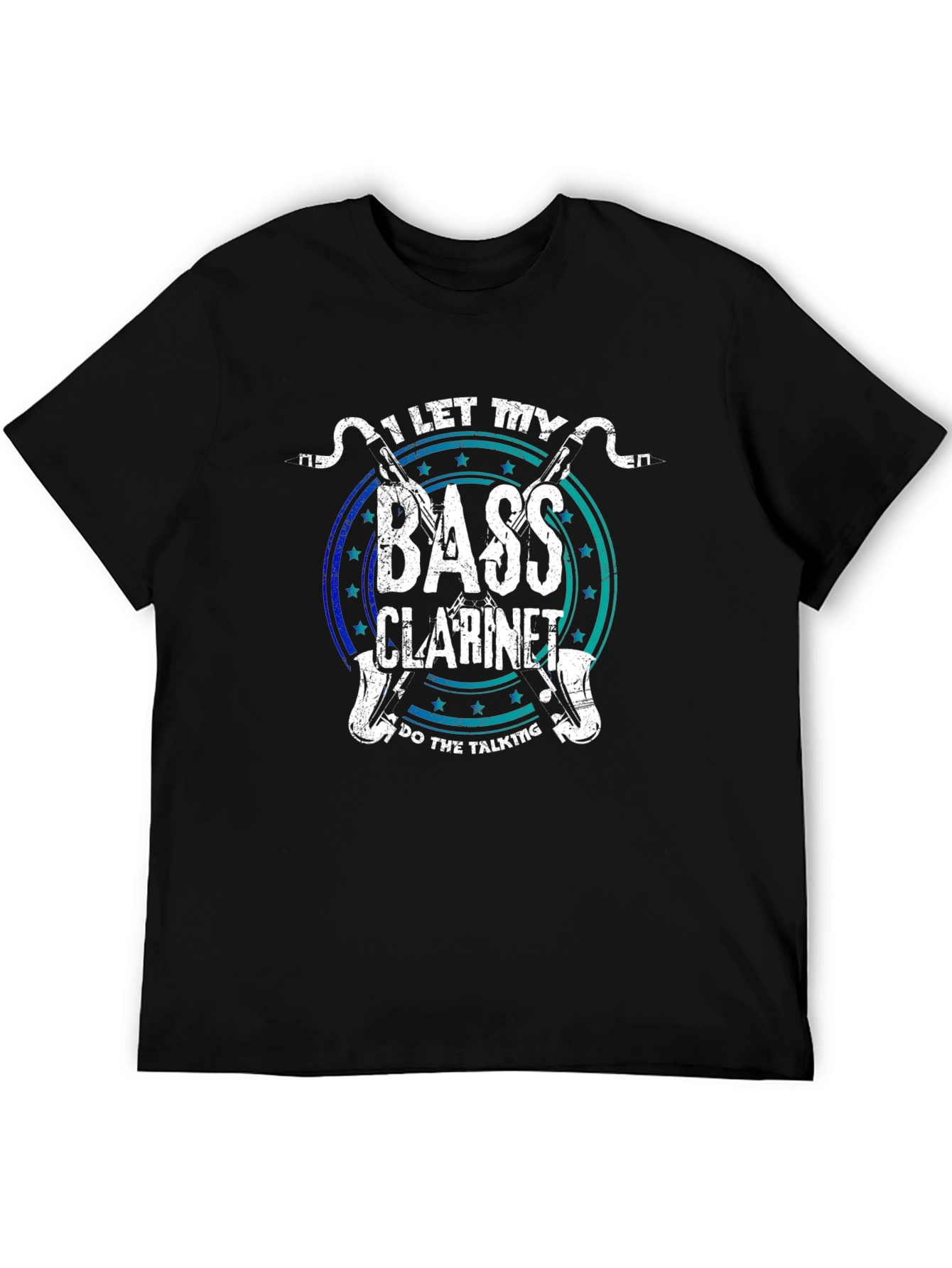 Bass Clarinet T-Shirt - I Let My Bass Do The Talking