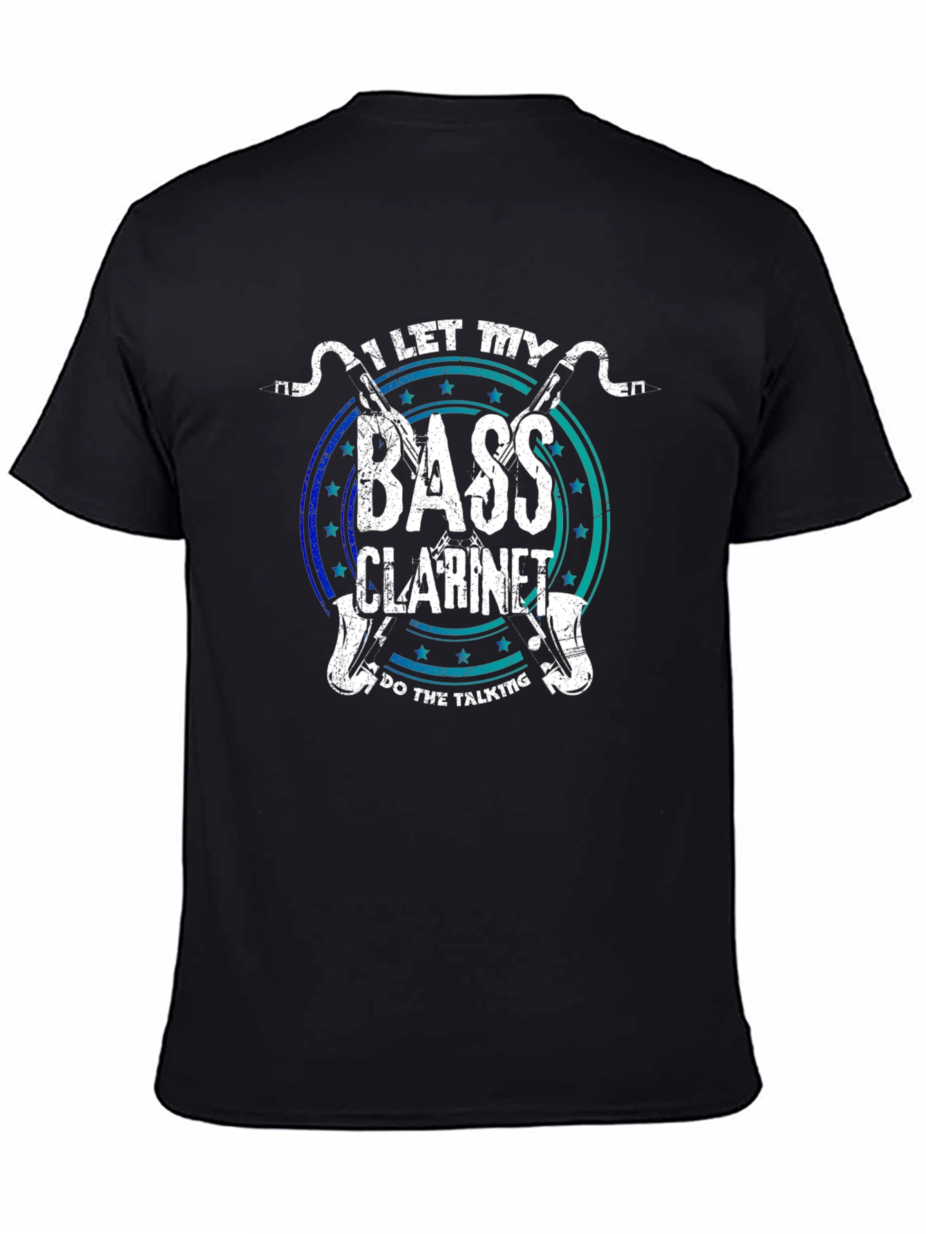 Bass Clarinet T-Shirt - I Let My Bass Do The Talking