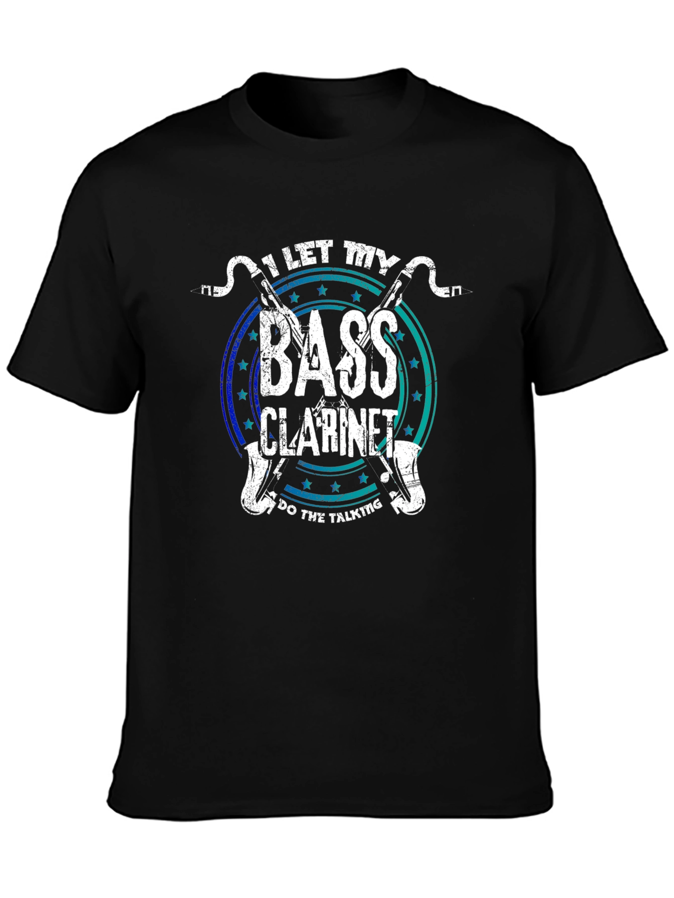 Bass Clarinet T-Shirt - I Let My Bass Do The Talking