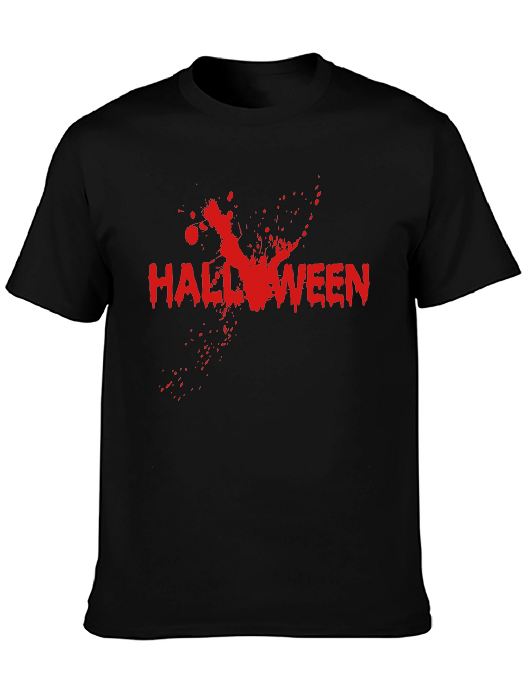 Halloween Splatter Graphic T-Shirt