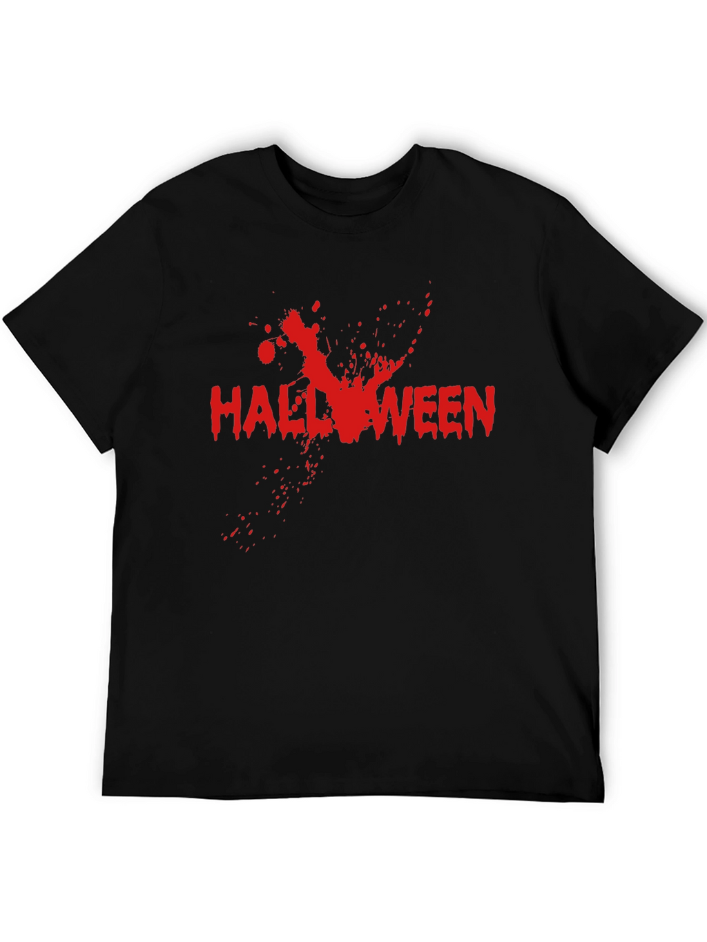 Halloween Splatter Graphic T-Shirt
