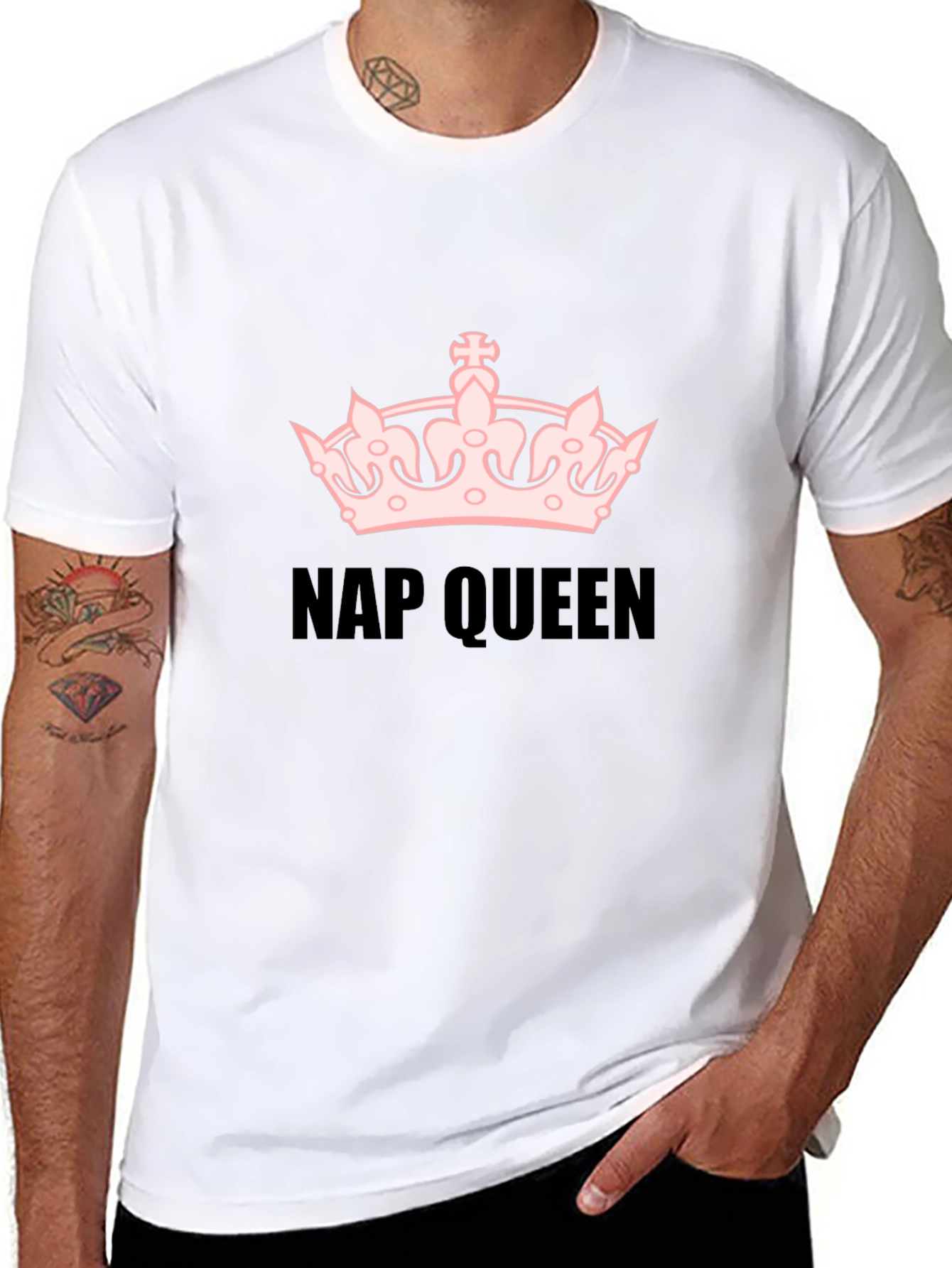 Nap Queen Graphic T-Shirt - Black