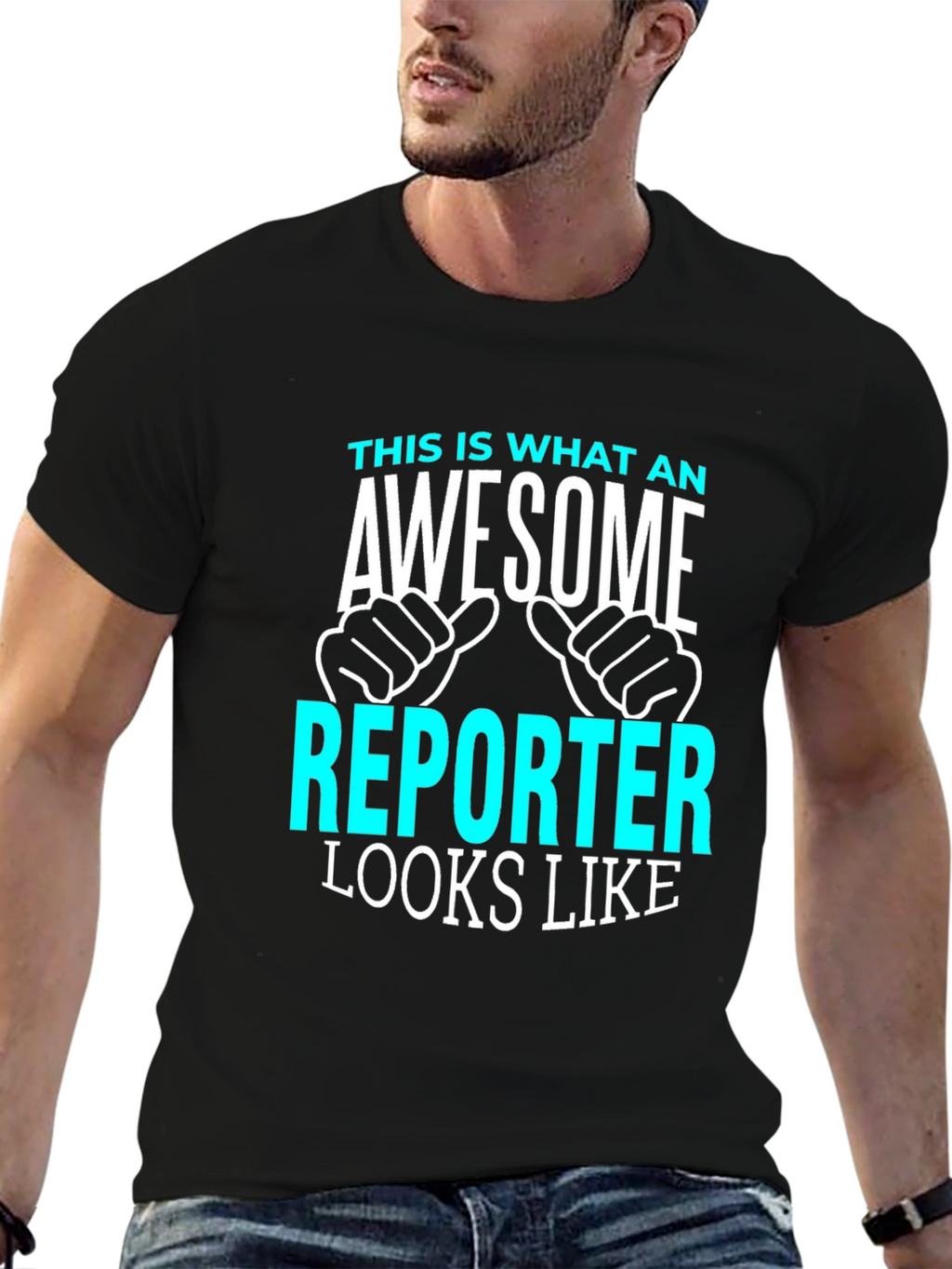 Awesome Reporter T-Shirt - Funny Job Pride Tee