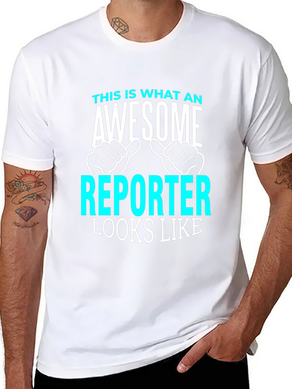 Awesome Reporter T-Shirt - Funny Job Pride Tee