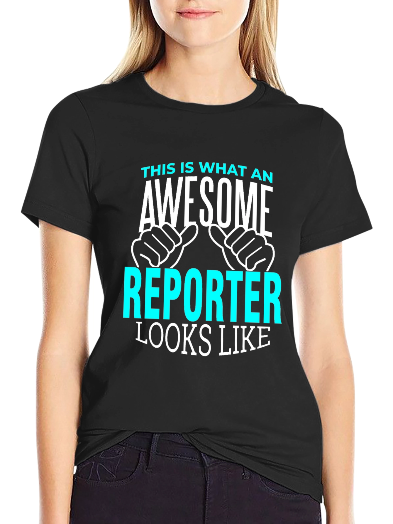 Awesome Reporter T-Shirt - Funny Job Pride Tee