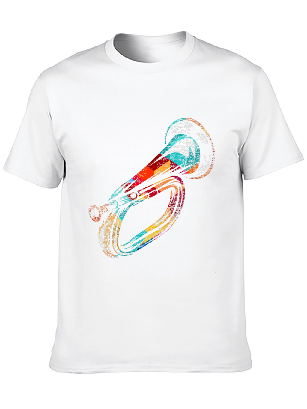 Unique Horn Graphic Black T-Shirt
