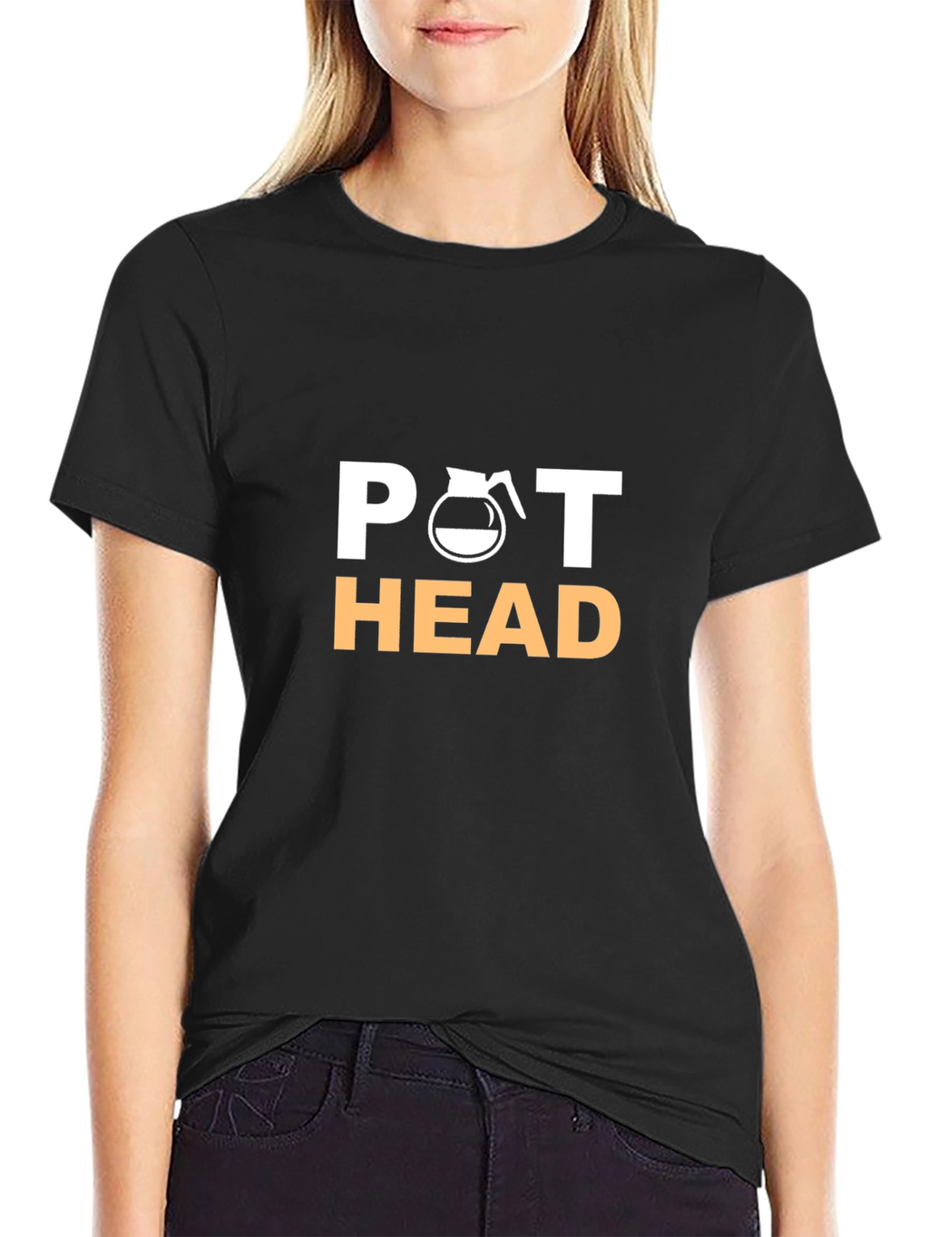 Pot Head Graphic Tee - Black