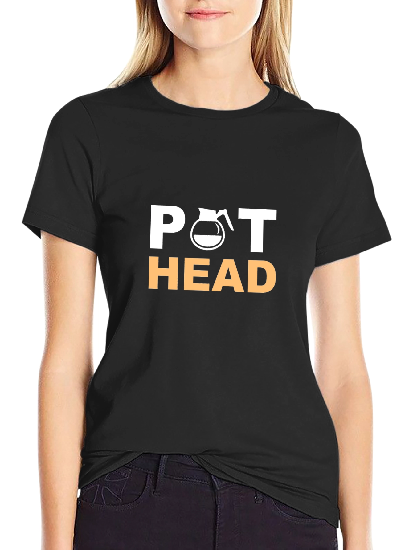 Pot Head Graphic Tee - Black