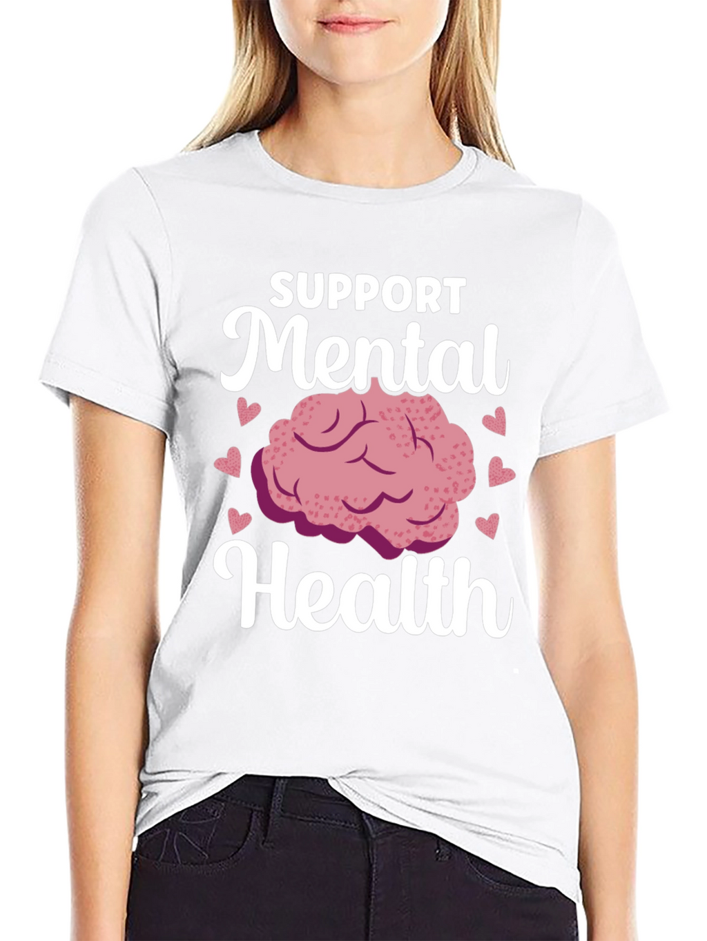 Support Mental Health Graphic T-Shirt