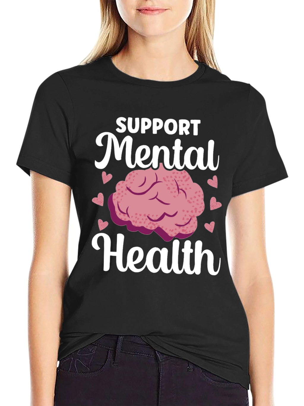 Support Mental Health Graphic T-Shirt