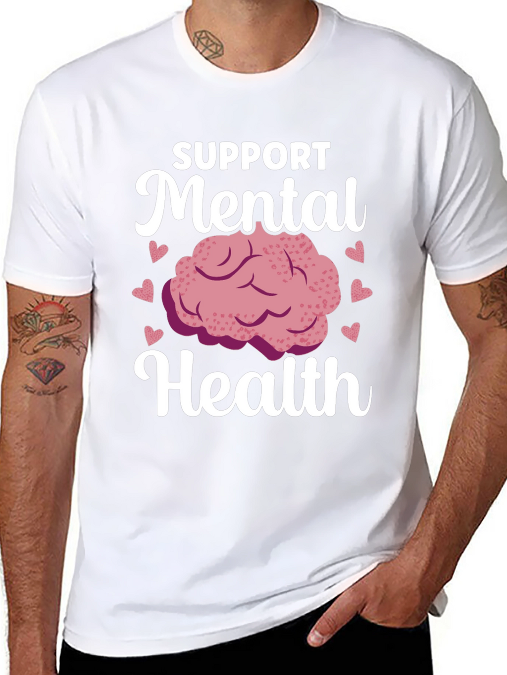 Support Mental Health Graphic T-Shirt