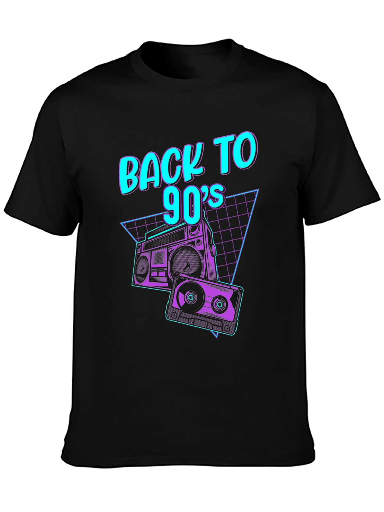 Retro 90s Boombox Graphic Tee