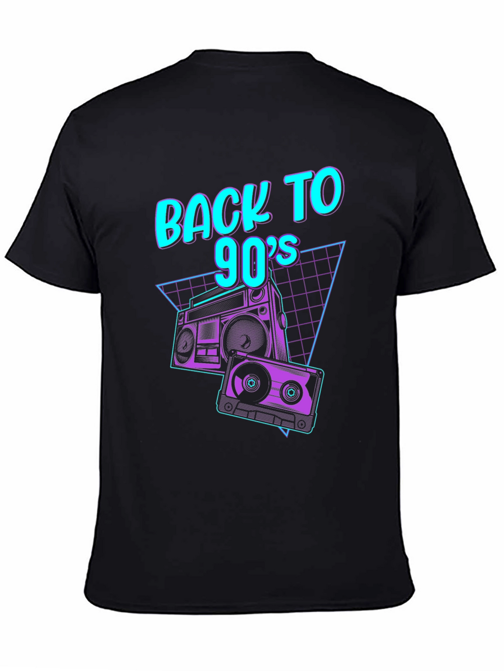 Retro 90s Boombox Graphic Tee