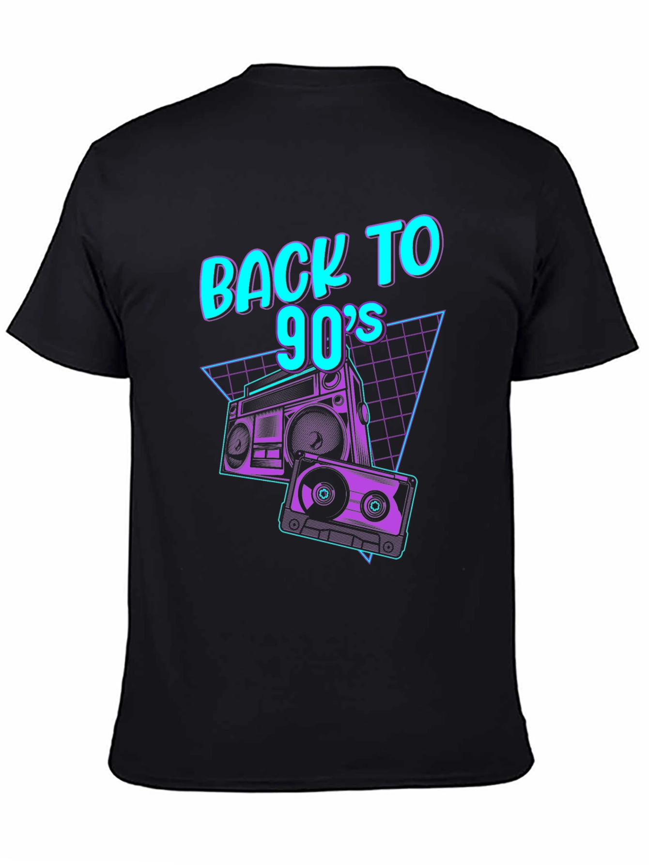 Retro 90s Boombox Graphic Tee