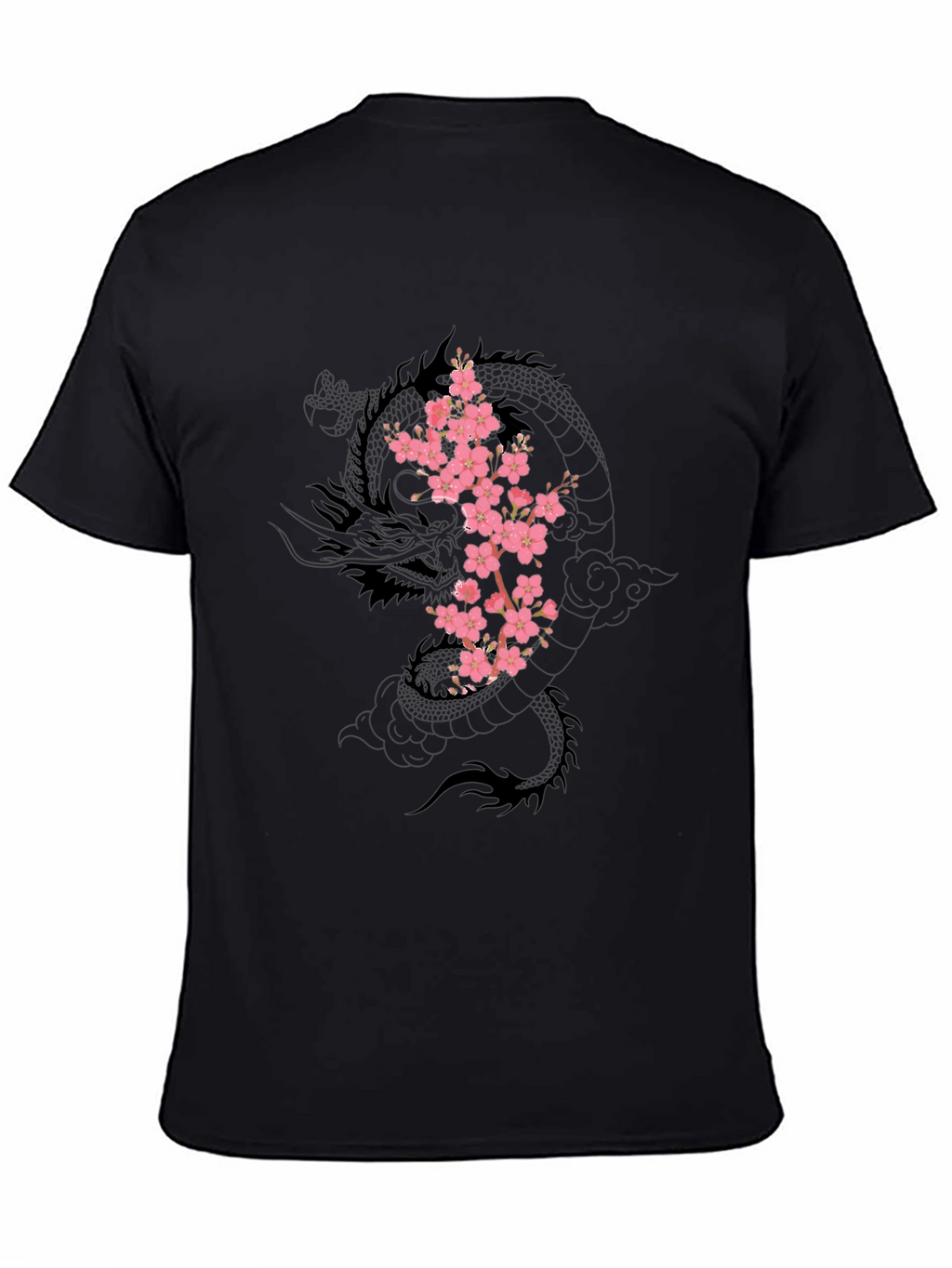 Dragon & Cherry Blossom Graphic Tee