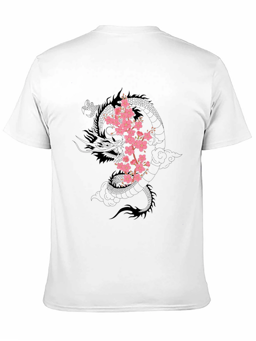 Dragon & Cherry Blossom Graphic Tee