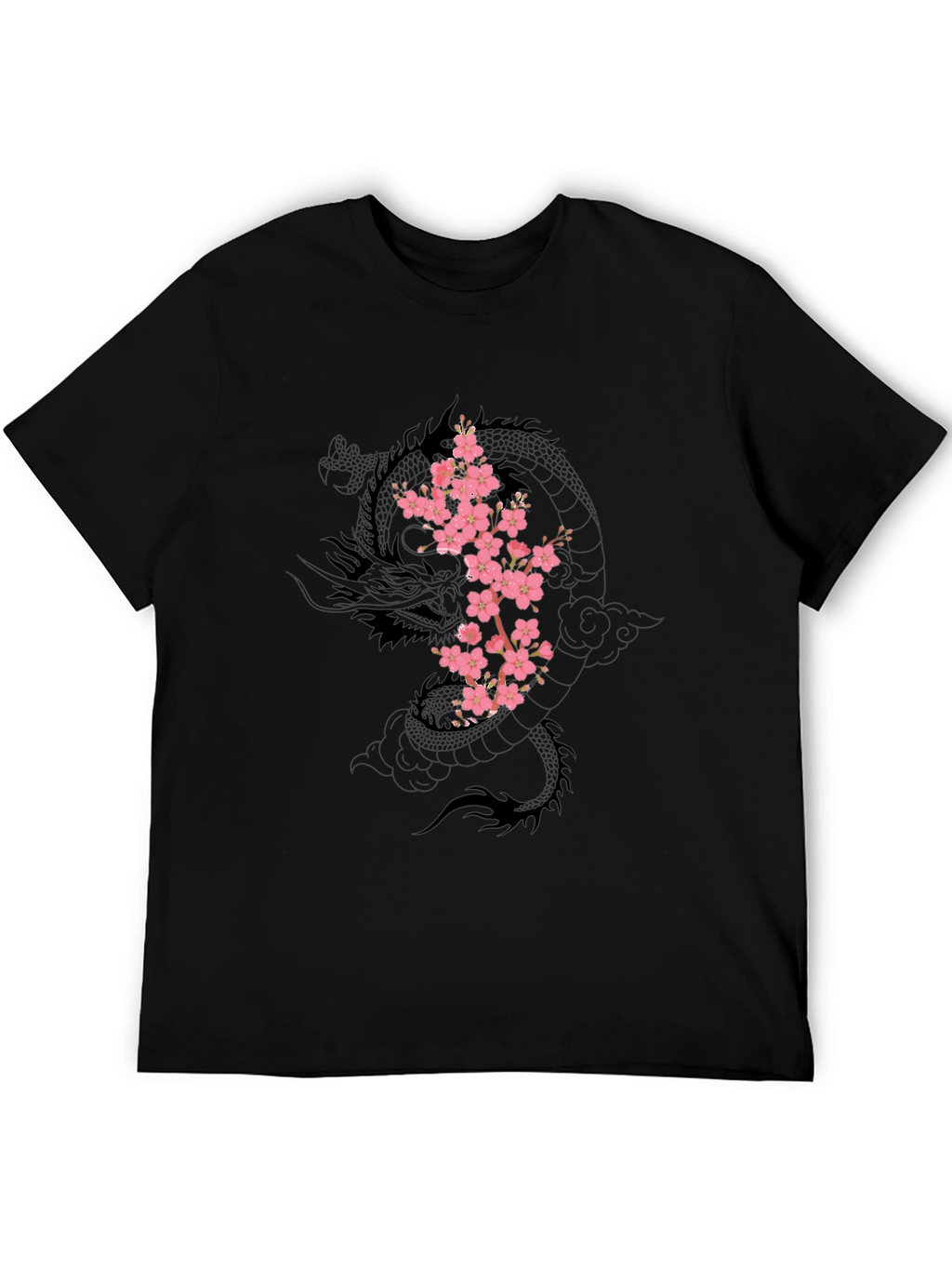 Dragon & Cherry Blossom Graphic Tee