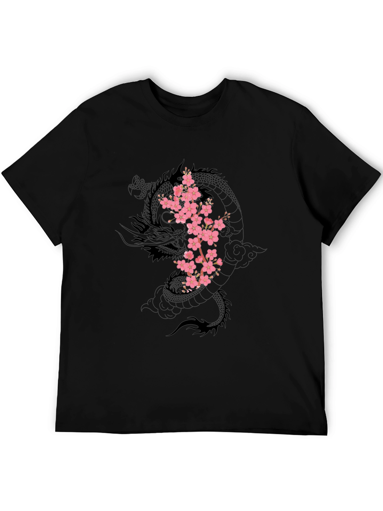 Dragon & Cherry Blossom Graphic Tee
