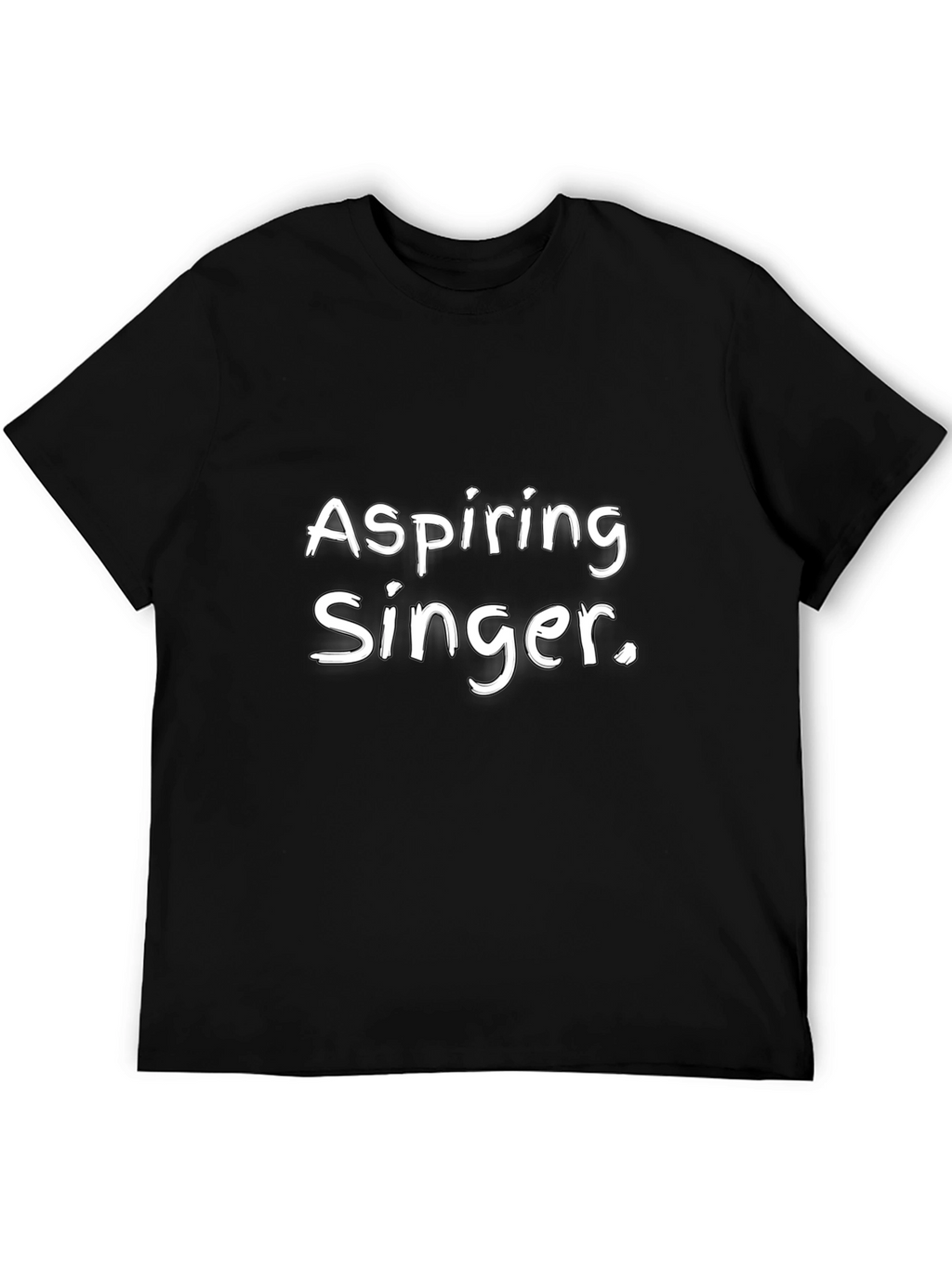 Aspiring Singer Black Graphic Tee
