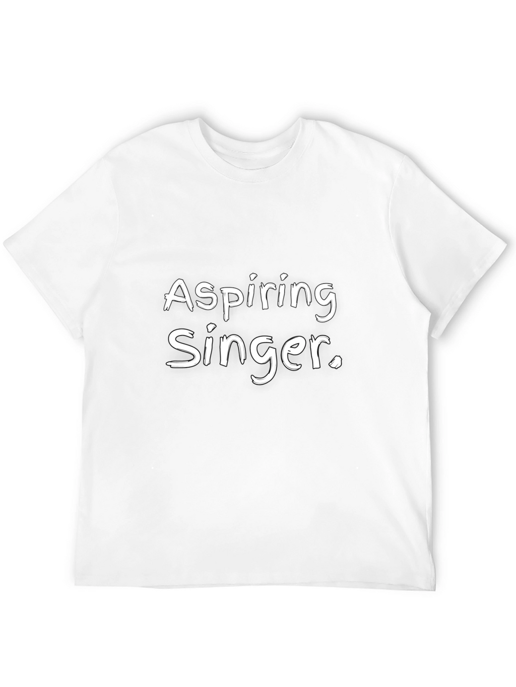 Aspiring Singer Black Graphic Tee
