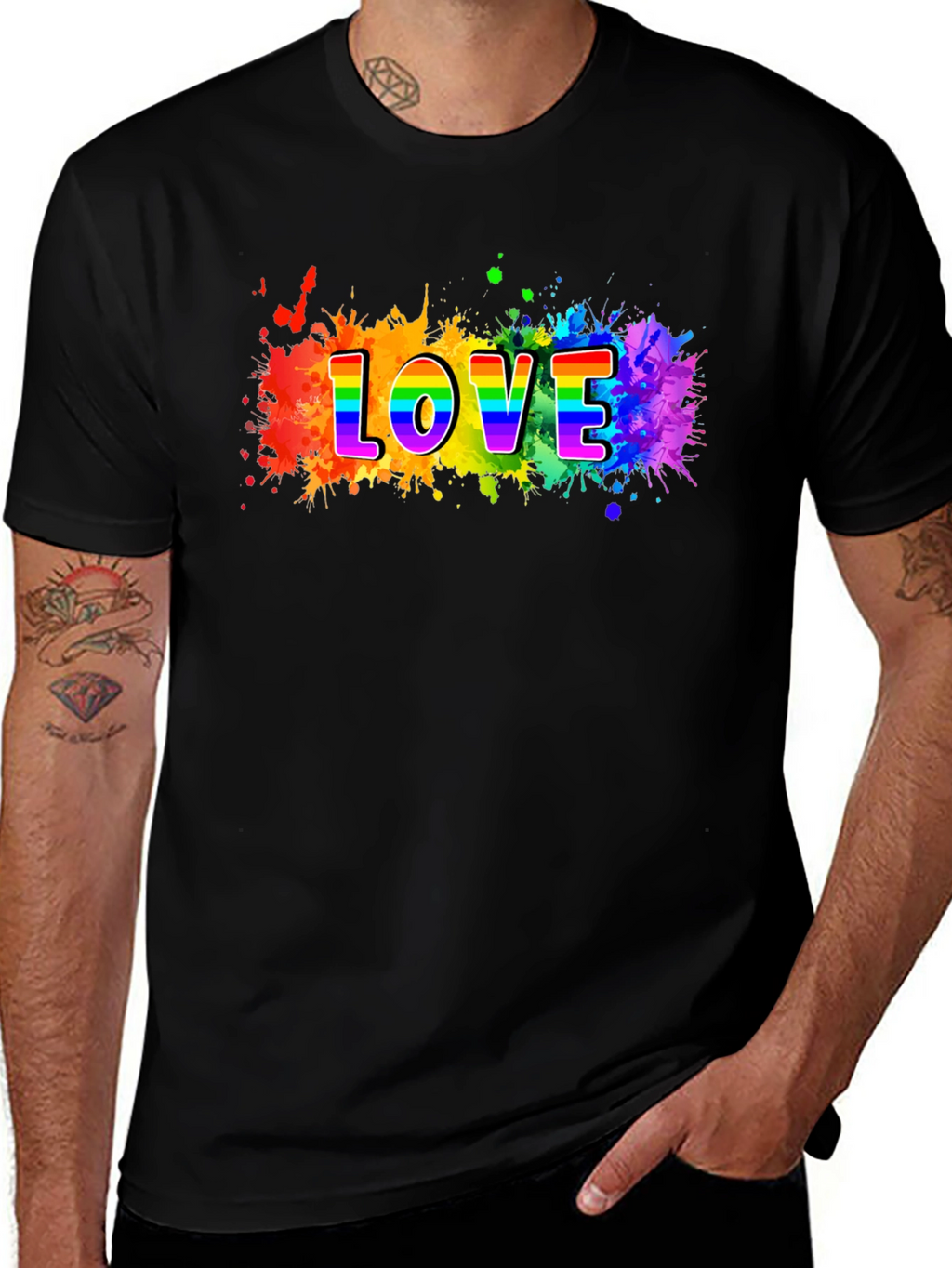 Rainbow Love T-Shirt - Pride Apparel