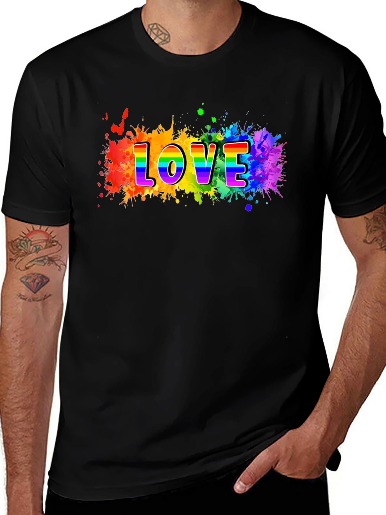 Rainbow Love T-Shirt - Pride Apparel
