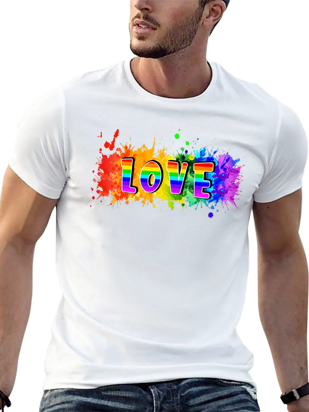 Rainbow Love T-Shirt - Pride Apparel