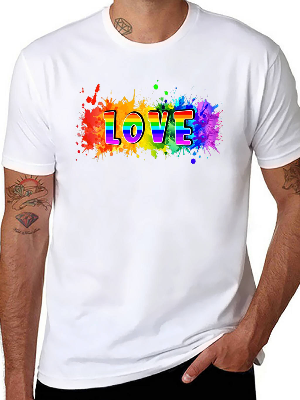 Rainbow Love T-Shirt - Pride Apparel