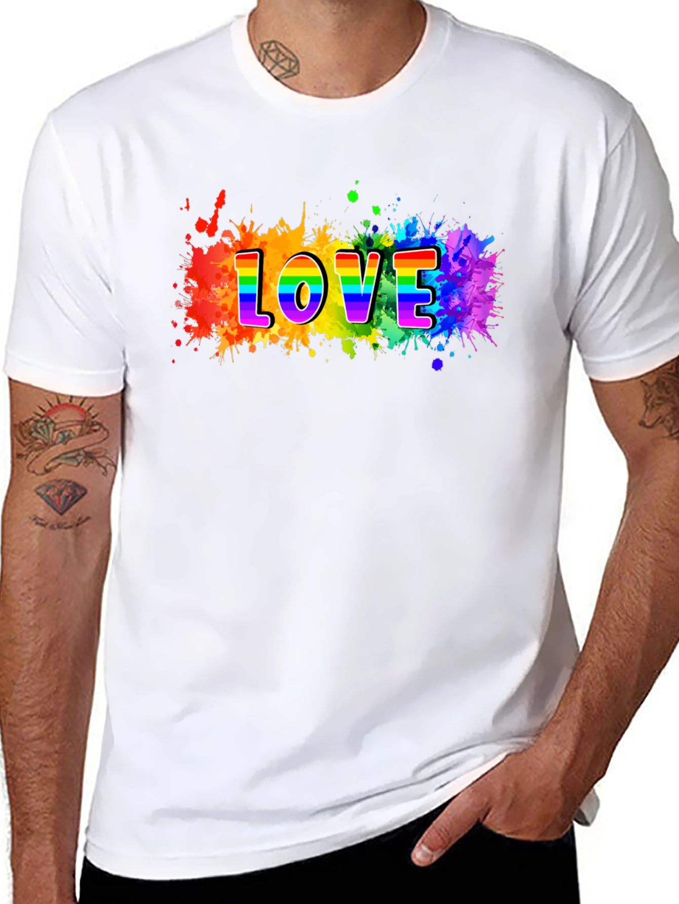 Rainbow Love T-Shirt - Pride Apparel