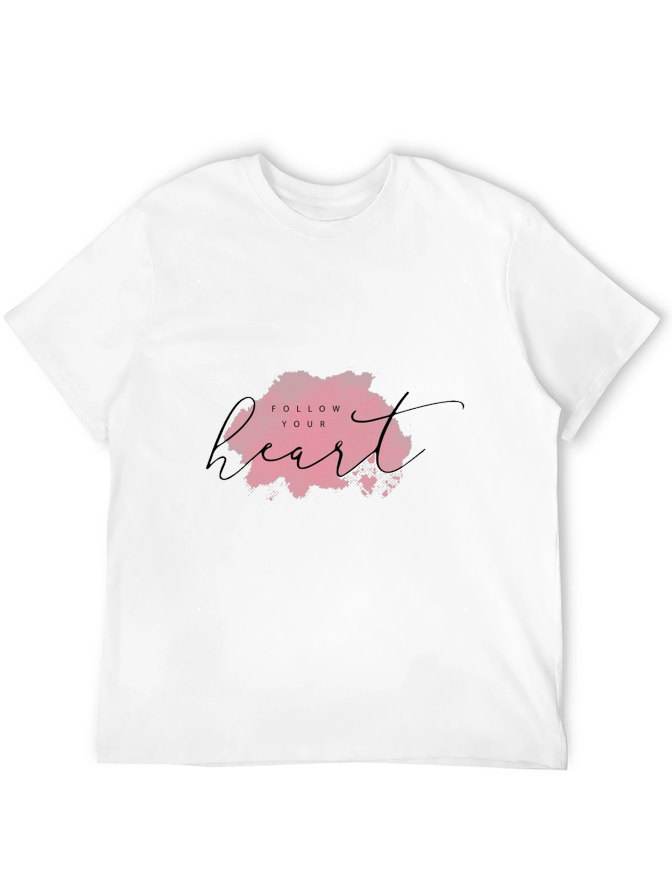 Follow Your Heart Graphic Tee - Black