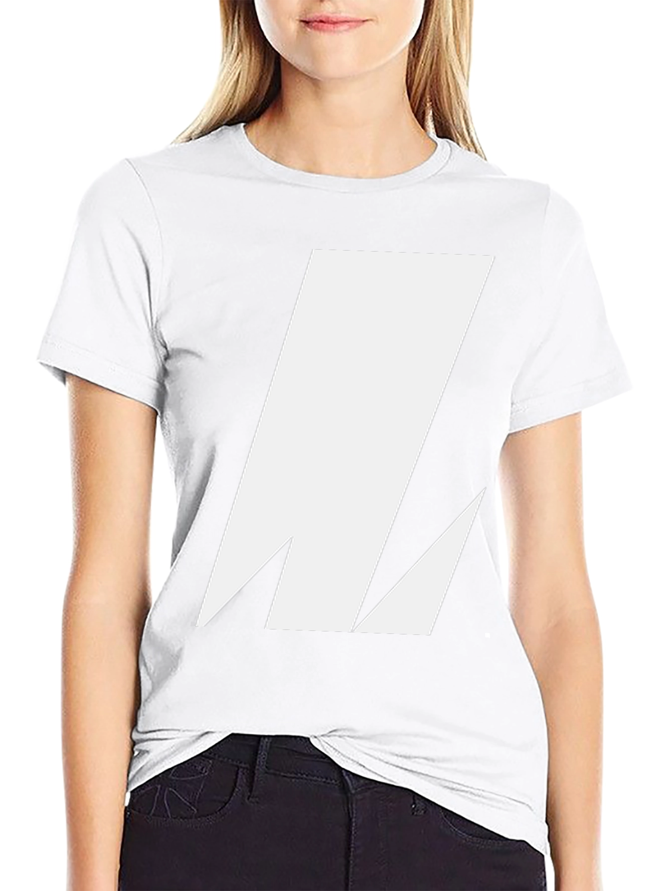 Bold Graphic Tee - Modern Geometric Design