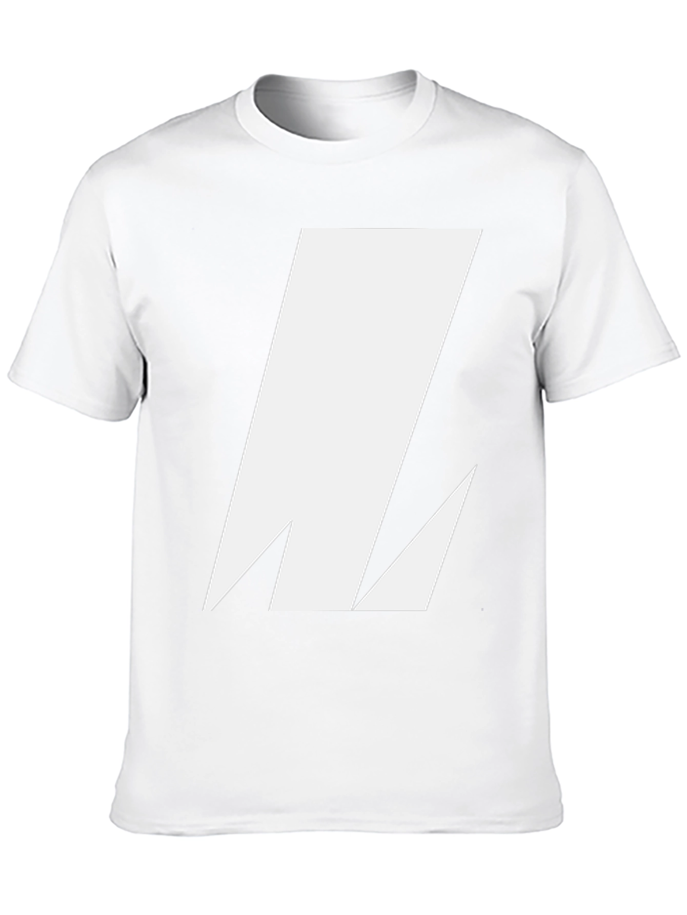 Bold Graphic Tee - Modern Geometric Design