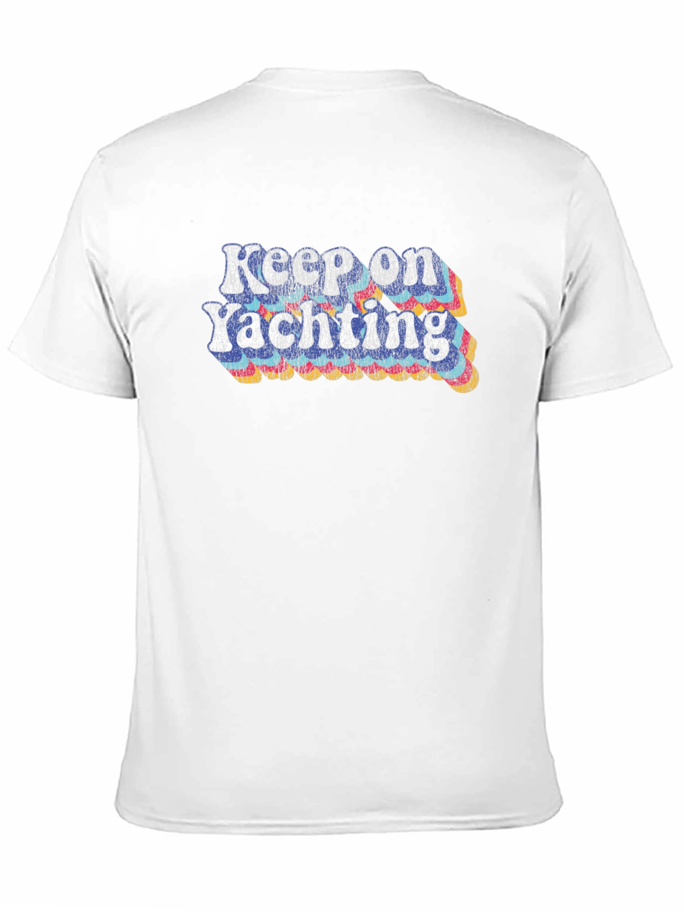 Keep On Yachting Graphic Tee - Retro Style!