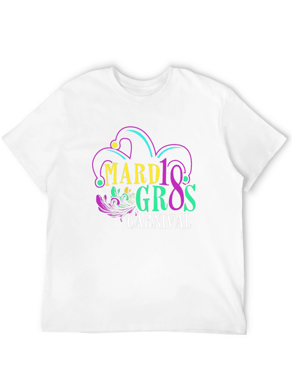 Mardi Gras Carnival Graphic T-Shirt