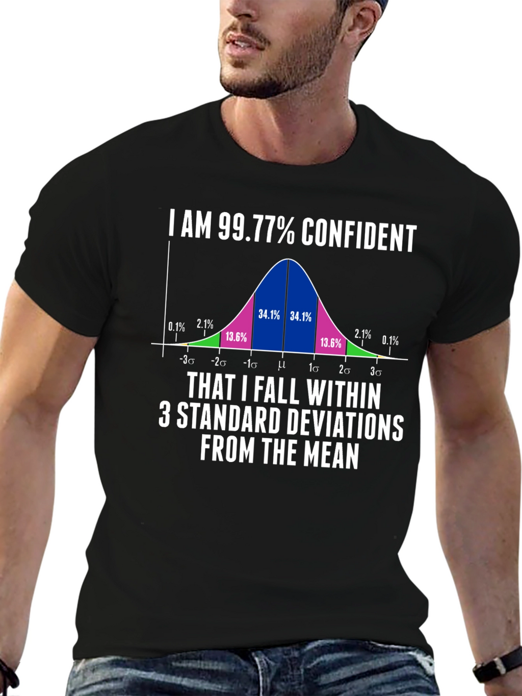 99.77% Confident Statistics Humor T-Shirt