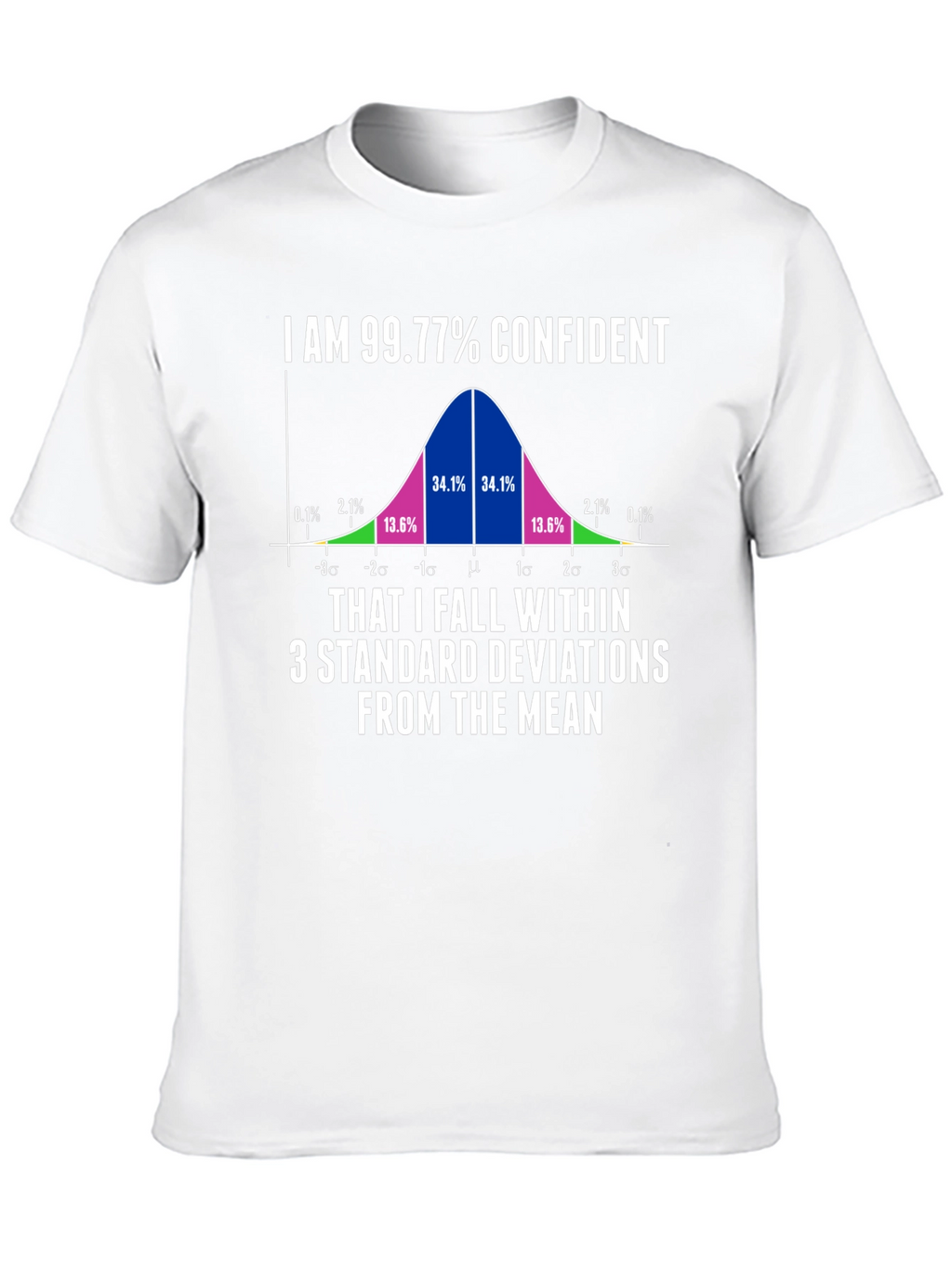 99.77% Confident Statistics Humor T-Shirt