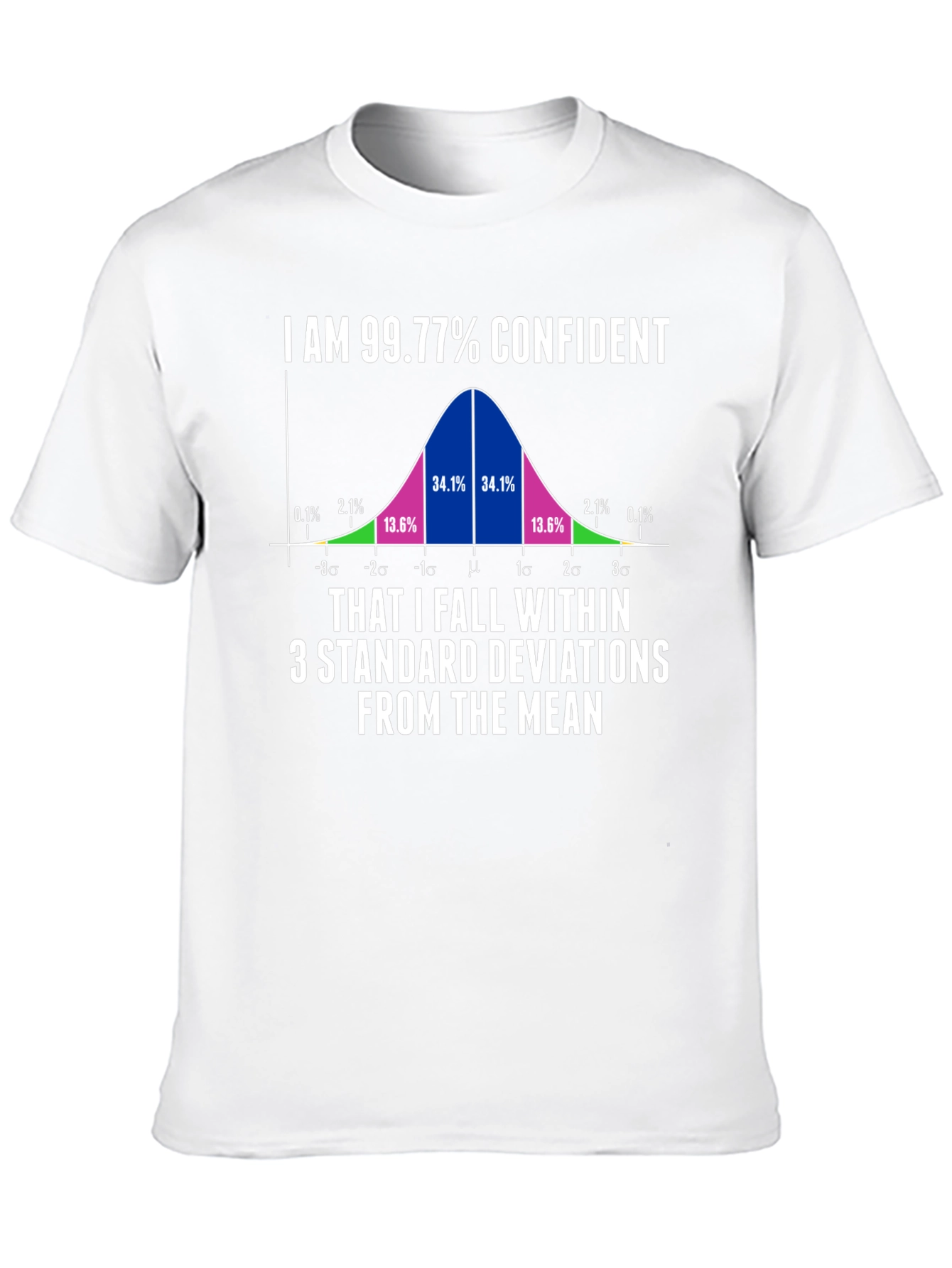 99.77% Confident Statistics Humor T-Shirt