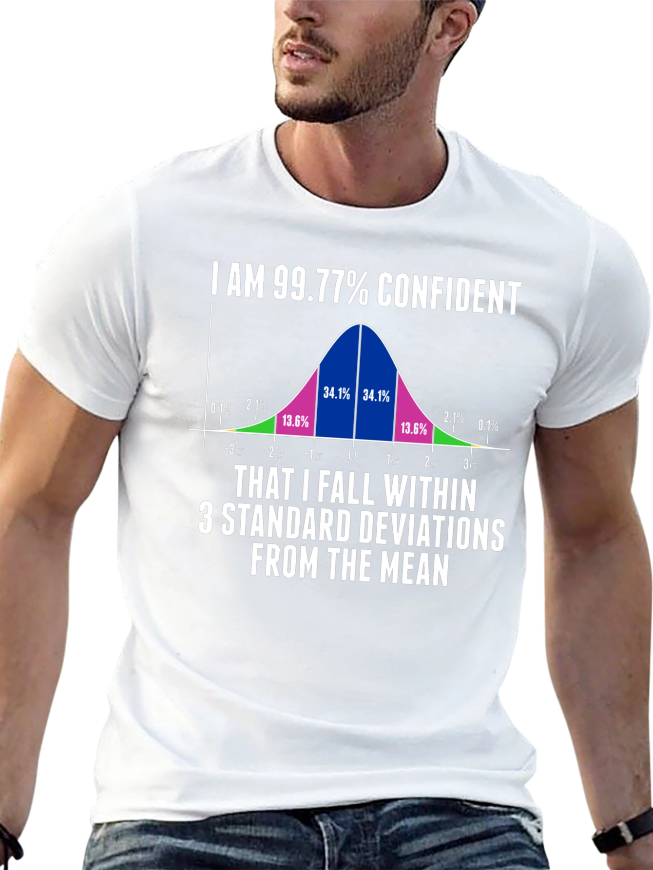 99.77% Confident Statistics Humor T-Shirt