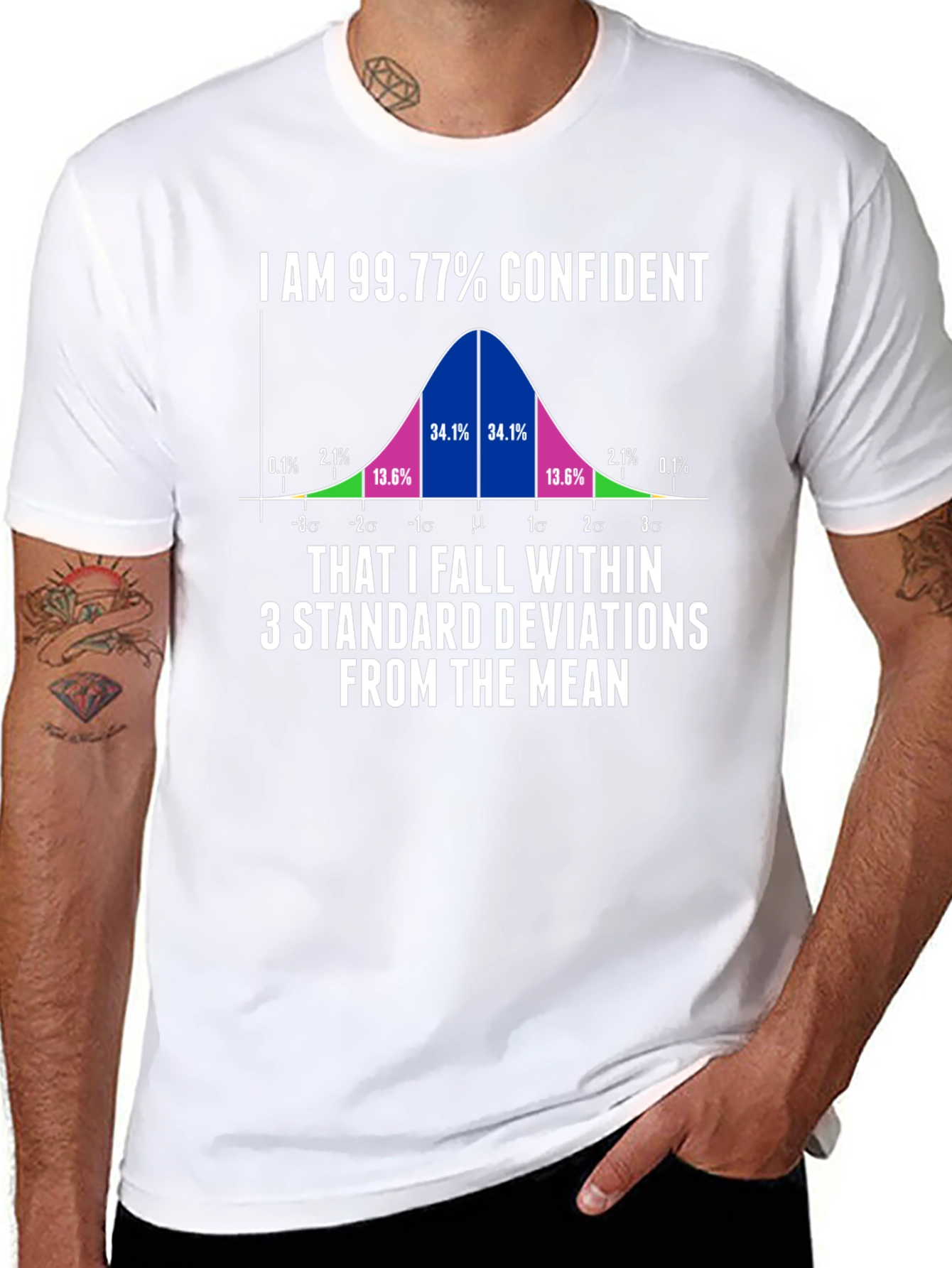 99.77% Confident Statistics Humor T-Shirt