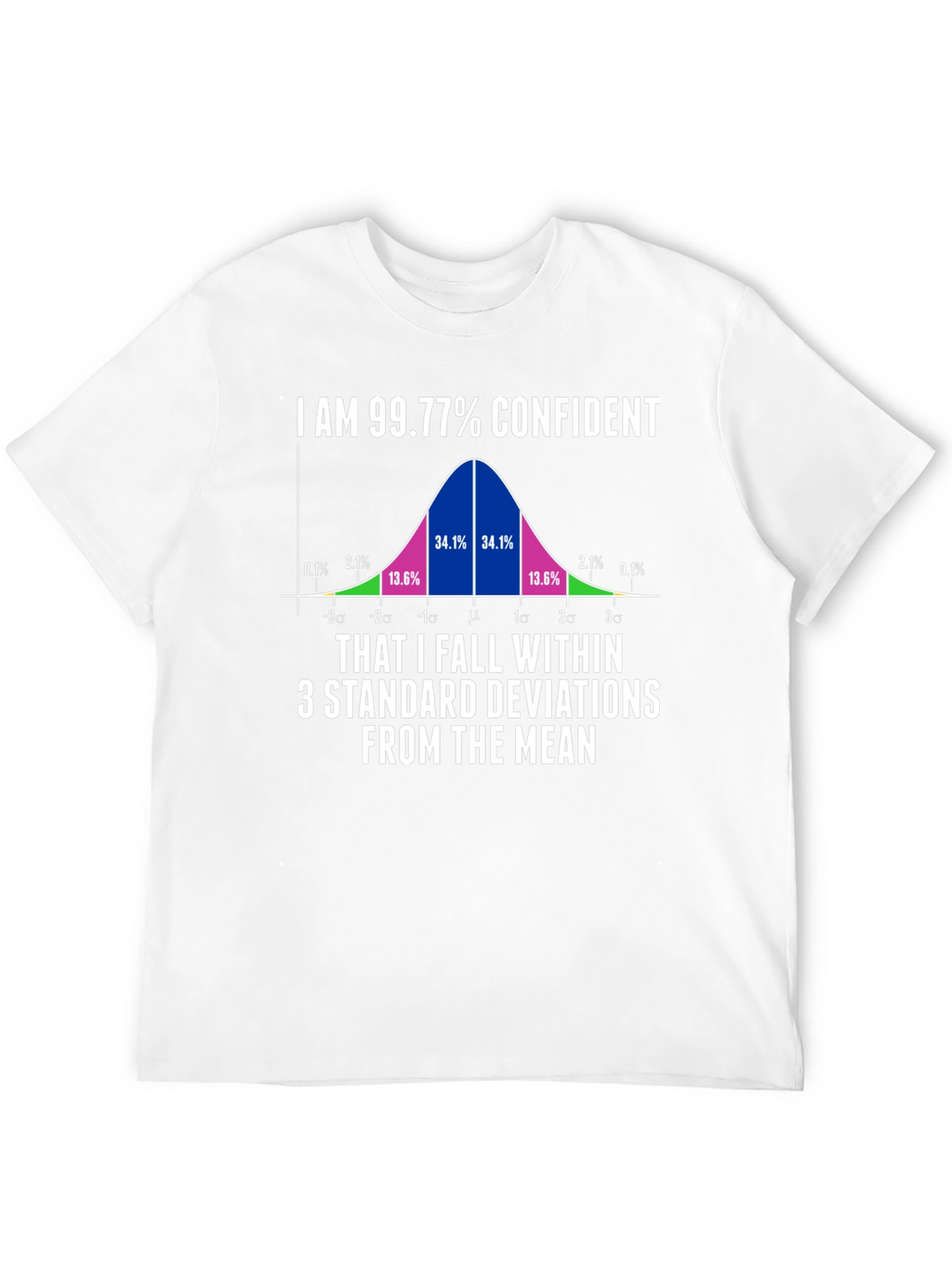 99.77% Confident Statistics Humor T-Shirt