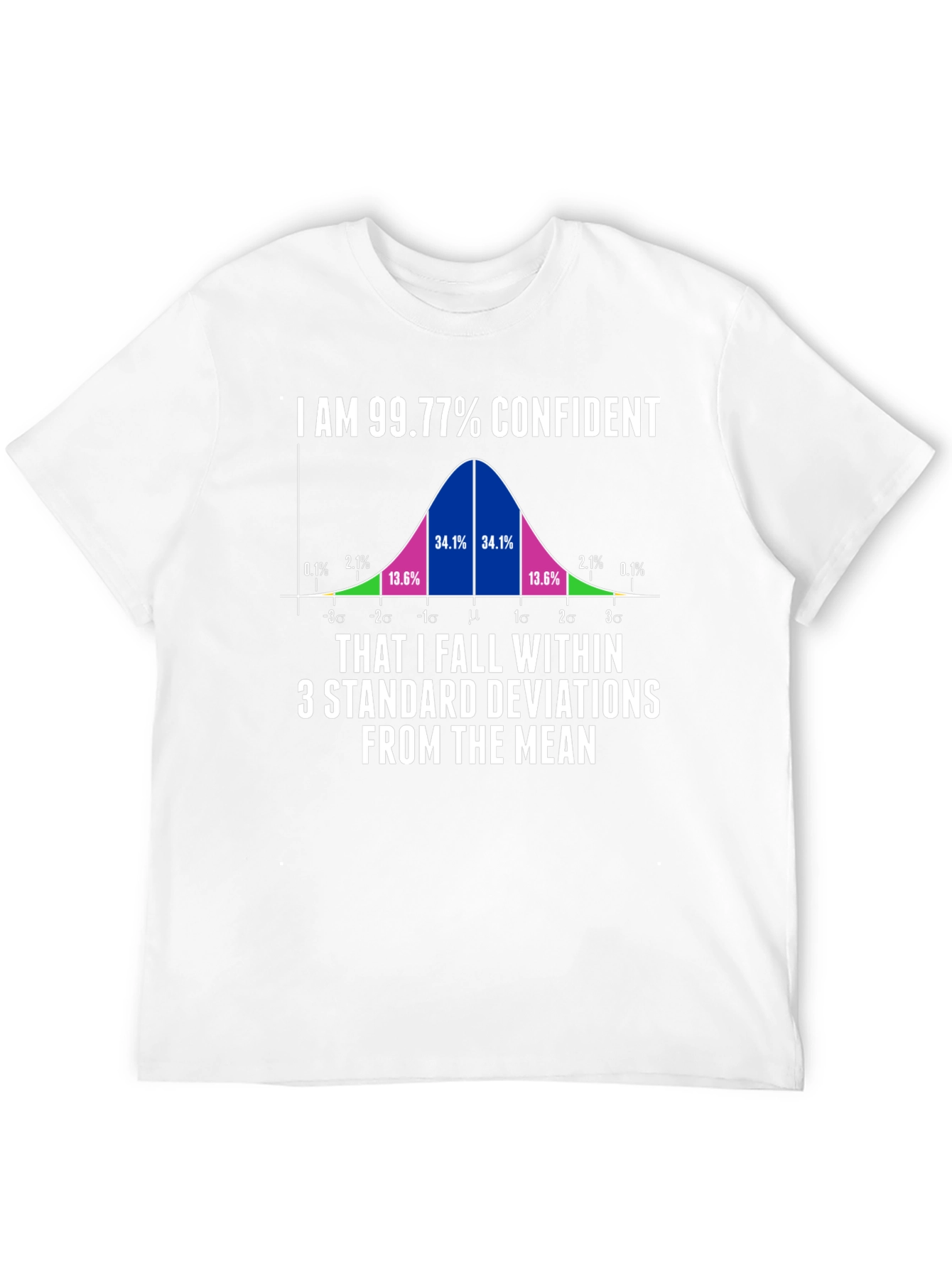 99.77% Confident Statistics Humor T-Shirt