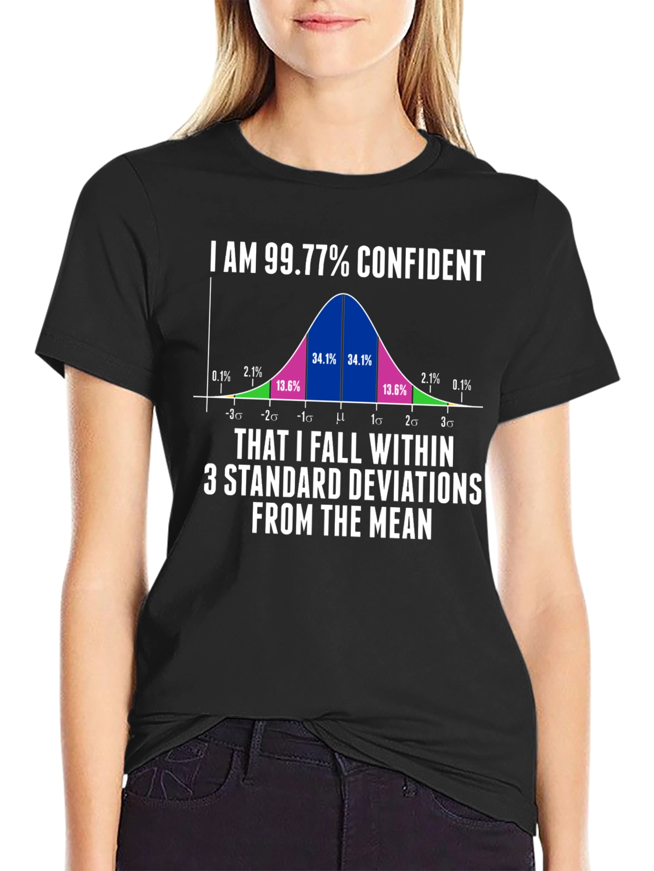 99.77% Confident Statistics Humor T-Shirt